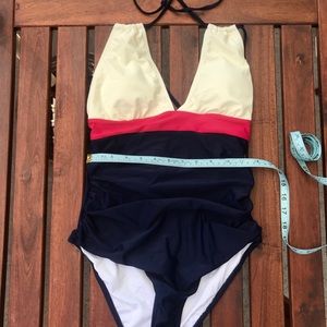 NWT Cupshe One Piece Halter Bathing Suit
